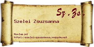 Szelei Zsuzsanna névjegykártya
